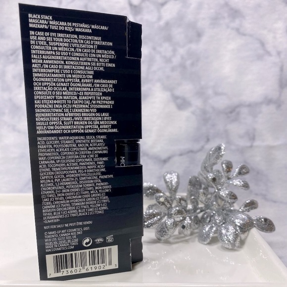 Mac Cosmetics Stack Mascara in Black, Buildable, Volume, Length, NEW - Mini 2ml - Picture 8 of 14